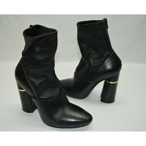 3.1 Phillip Lim Women's Boots Size 7 Kyoto-105mm Stretch Heel Insert Black